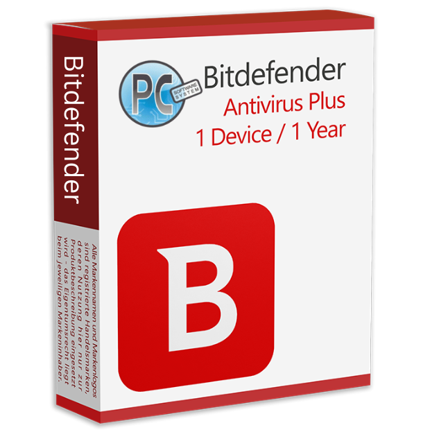 Bitdefender Antivirus Plus 1 Year 1 Device License Key